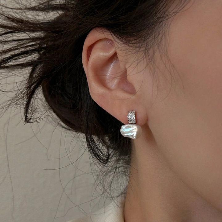 铜合金仿珍珠耳饰 仿珍珠耳饰新款爆款气质洋气超仙春夏简约耳钉