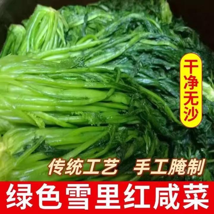 农家正宗腌制雪里红新鲜腌制脆嫩爽口雪里红咸菜盐渍雪里红咸菜