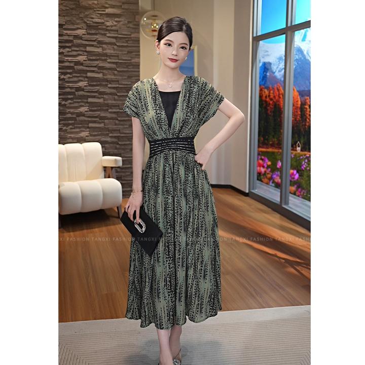 2026夏季预售新款【QQ-X1079】轻奢简约耐看不失设计感小众收腰裙