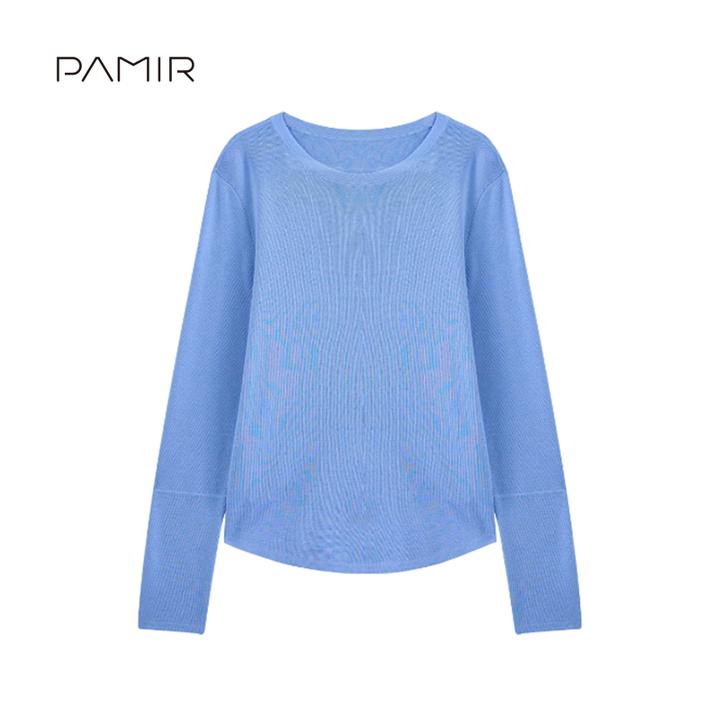 [叶可可]PAMIR女士圆领羊毛针织衫 PZ562