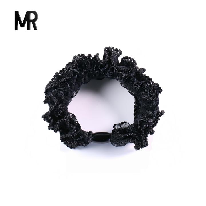 【小魏总推荐】缩褶狗牙花边头绳（6个装）轻奢复古网纱高弹发绳饰品