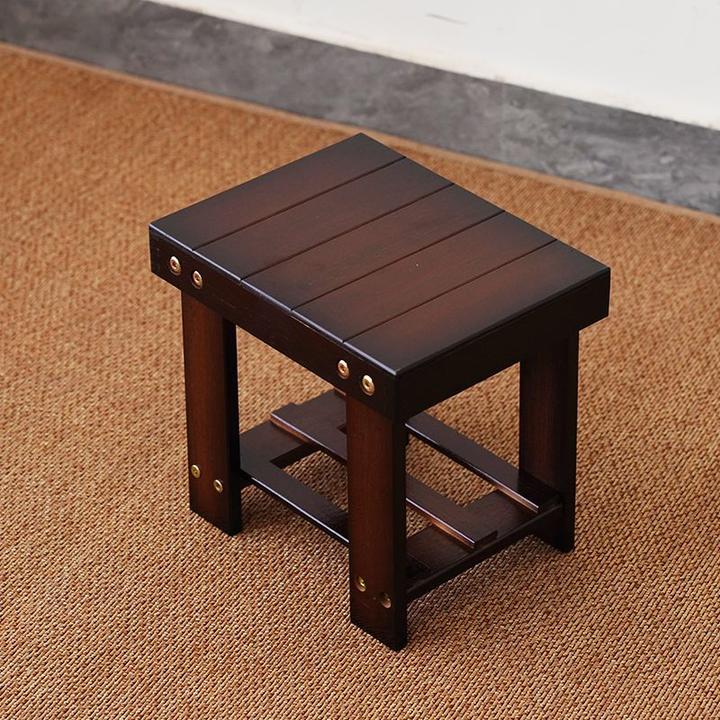 实木换鞋小凳子家用成人矮凳橡木小方凳木板凳椅子小木凳凉板椅