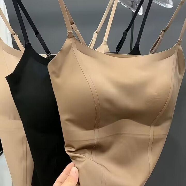 2025夏季新款女时尚免穿文胸防走光内搭吊带内衣无痕裸感外穿美背