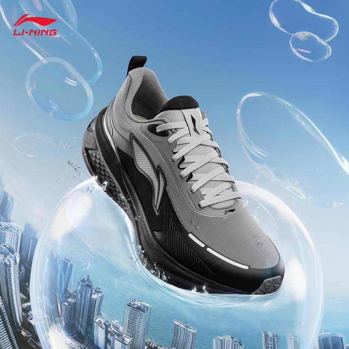 防泼水跑鞋丨李宁吾跃3.0防护版男女款休闲慢跑鞋ARSV093/ARSV094