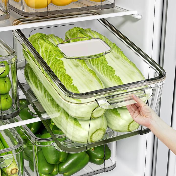 冰箱收纳盒保鲜盒食品收纳整理神器冷冻储物盒整理盒抽屉