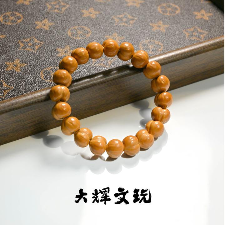 大辉严选爱心屁桃猴头手串雕刻文玩女生单圈盘玩男生送礼手链龙岩