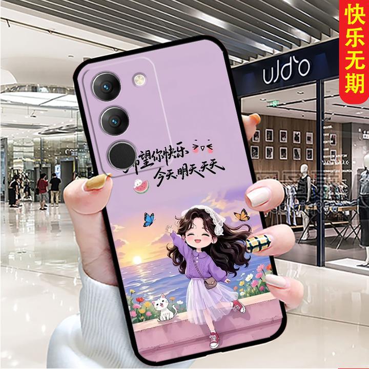 适用vivoS17t手机壳V2282A女新款卡通个性男防摔全包边硅胶软壳潮