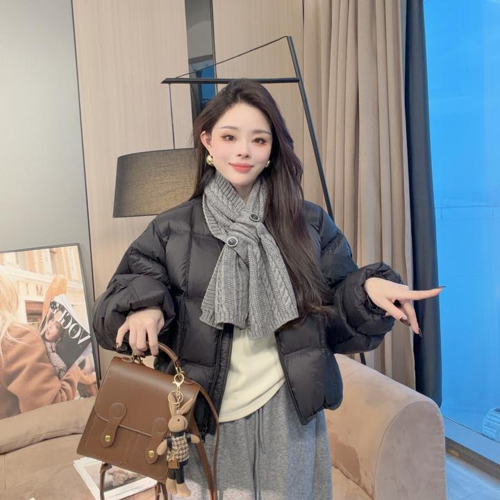 【晓溪服饰】韩版冬季新款宽松保暖加厚面包服羽绒服外套6680