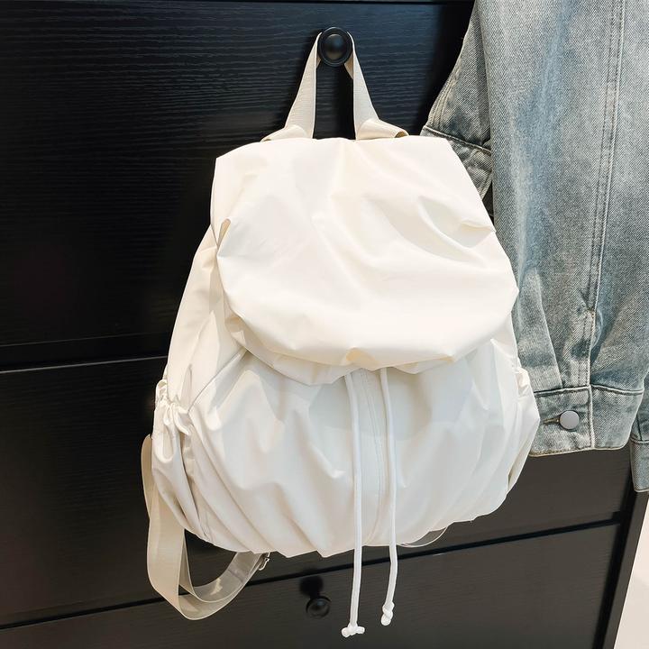 2025新款韩版ins风双肩包女学生书包日系简约百搭背包旅行小包包