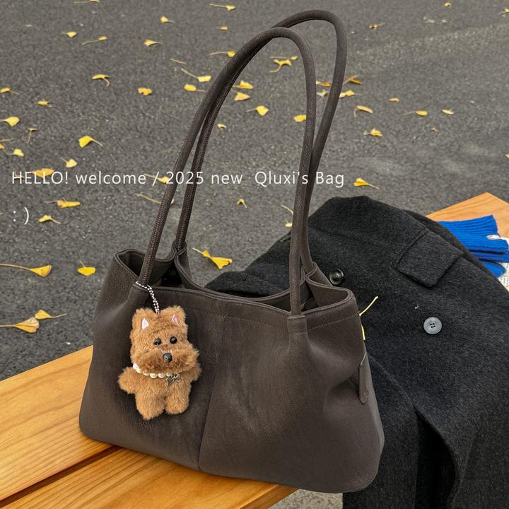 【QIANLUXI/千璐禧】 秋冬新款高级感托特包女日常大容量单肩腋下包