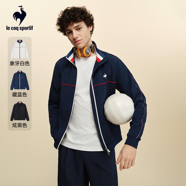 乐卡克法国公鸡25年秋季男女同款梭织休闲夹克外套L253UCNTJK05