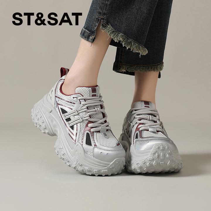 星期六老爹鞋复古2025新款春季休闲耐磨运动鞋榴莲底爆款保暖女鞋