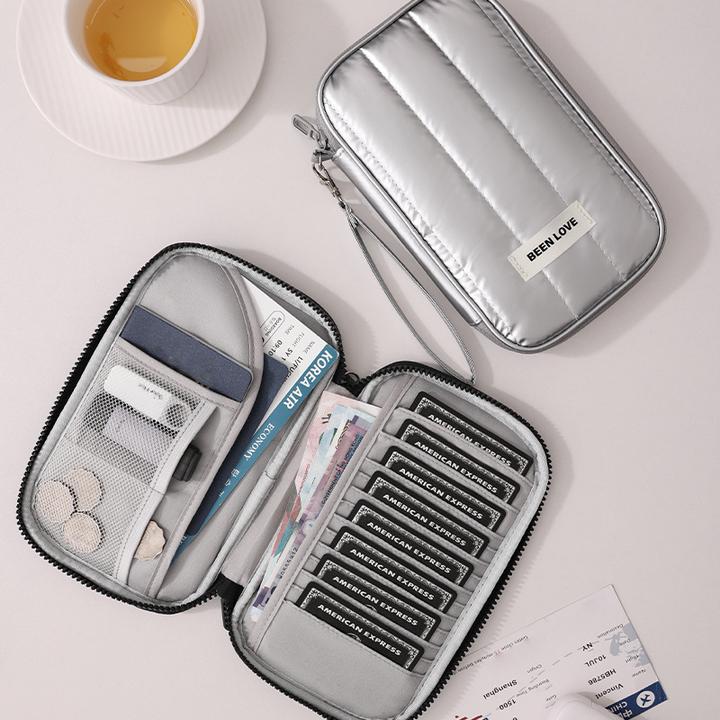 2025新款防盗刷护照包大容量分格证件收纳包出差旅行银行卡收纳包