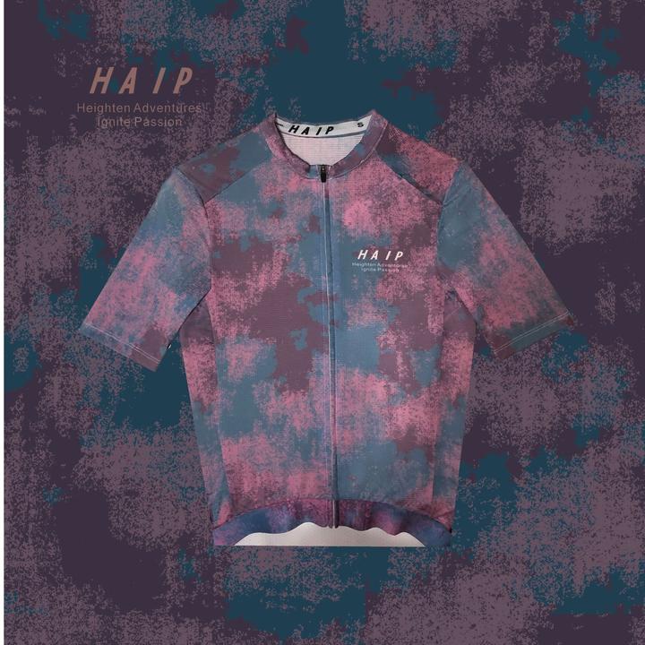 HAIP夏季炫彩新款骑行服短袖男女款长袖防晒透气公路自行车上衣
