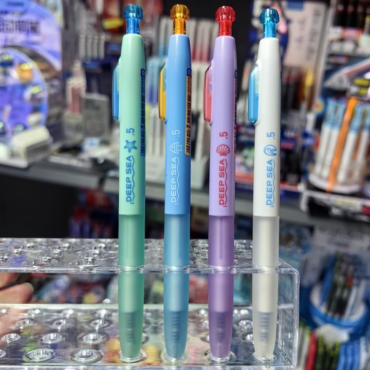 点石深海舱热敏可擦中性笔4支-晶蓝色可擦中性笔三年级以上学生用