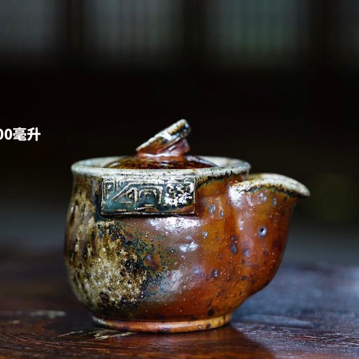云南省建水紫陶手抓壶泡茶壶和光窑精品柴烧宝瓶纯手工制作