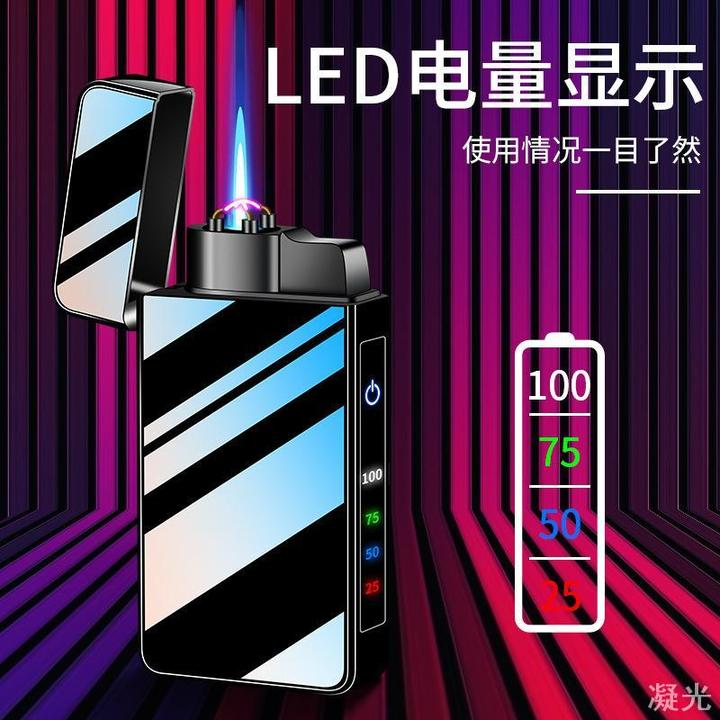 网红同款抖音情人节礼物送男友气电两用打火机ZC139高档生日礼品