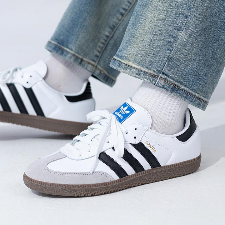 Adidas阿迪达斯三叶草男女鞋官方正品SAMBA德训鞋桑巴鞋T头鞋板鞋