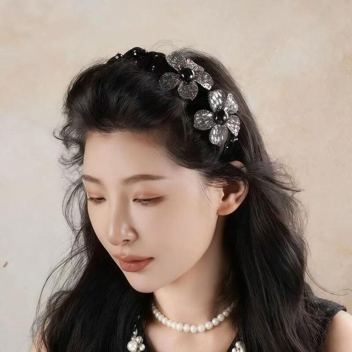 【花朵】植绒发箍高级气质发箍