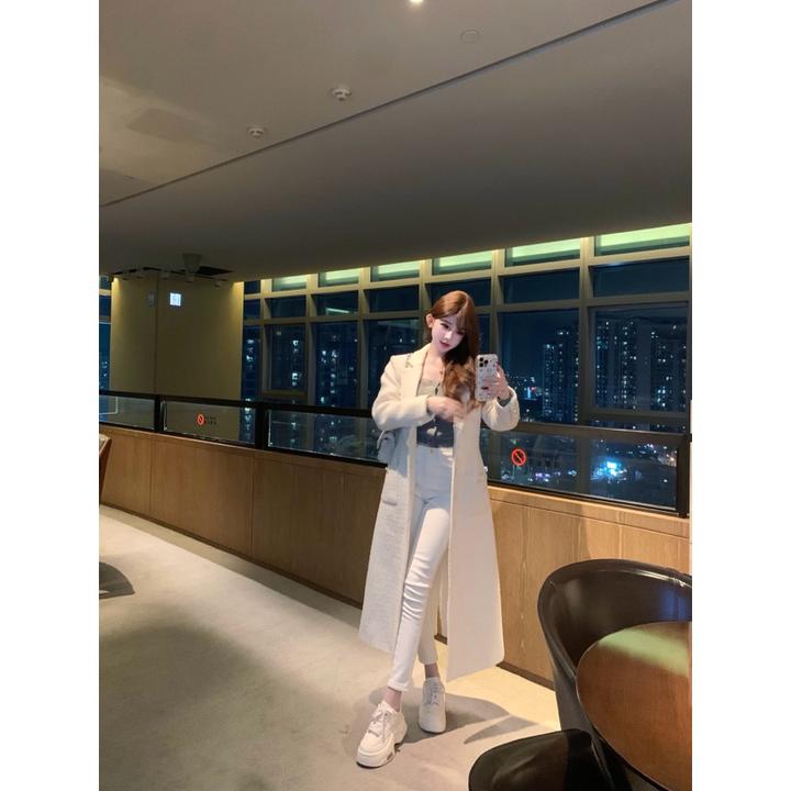 TUTU【腿精的暖冬】冬季显瘦高腰加绒加厚铅笔裤修身小脚裤#CK1288