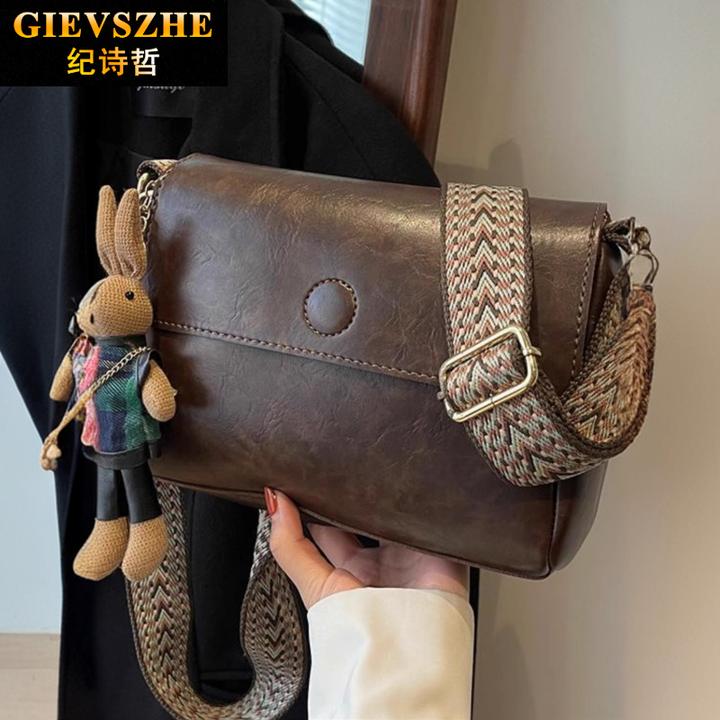 纪诗哲包包女款百搭手提包斜挎包单肩包送女友老婆双旦情人节礼物