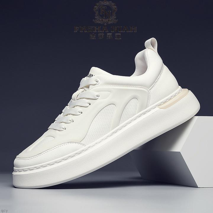 法莎尼亚男款秋季增高板鞋时尚韩版潮流百搭高颜值透气运动休闲鞋