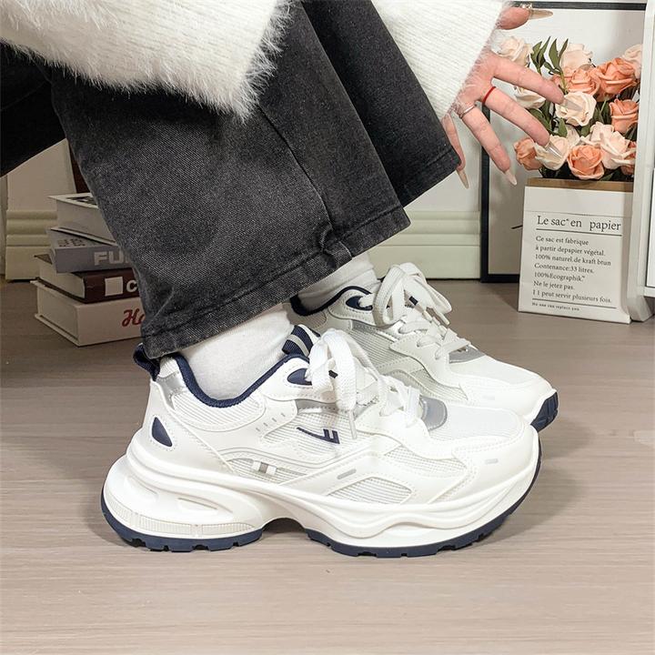 回力超火情侣鞋爆改网面透气超轻跑步鞋老爹鞋2025新款休闲小白鞋