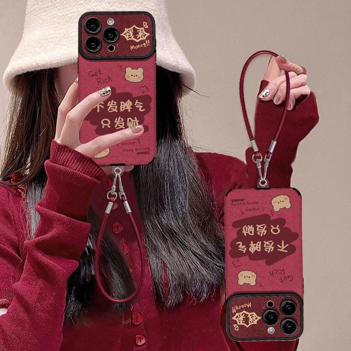 不发脾气只发财适用苹果17promax手机壳新款17pro创意17air个性