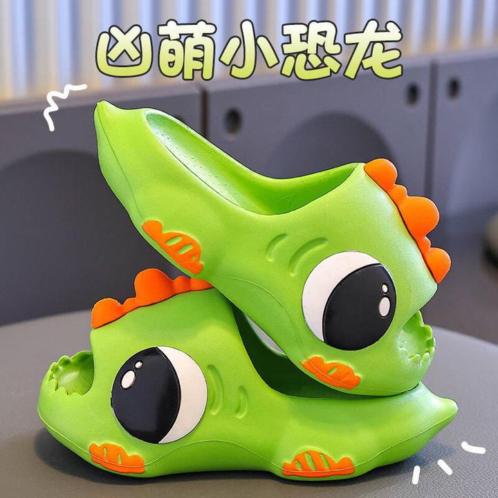 卡通立体柔软加厚室内舒适夏季凉拖鞋男童可爱防滑踩感浴室洗澡