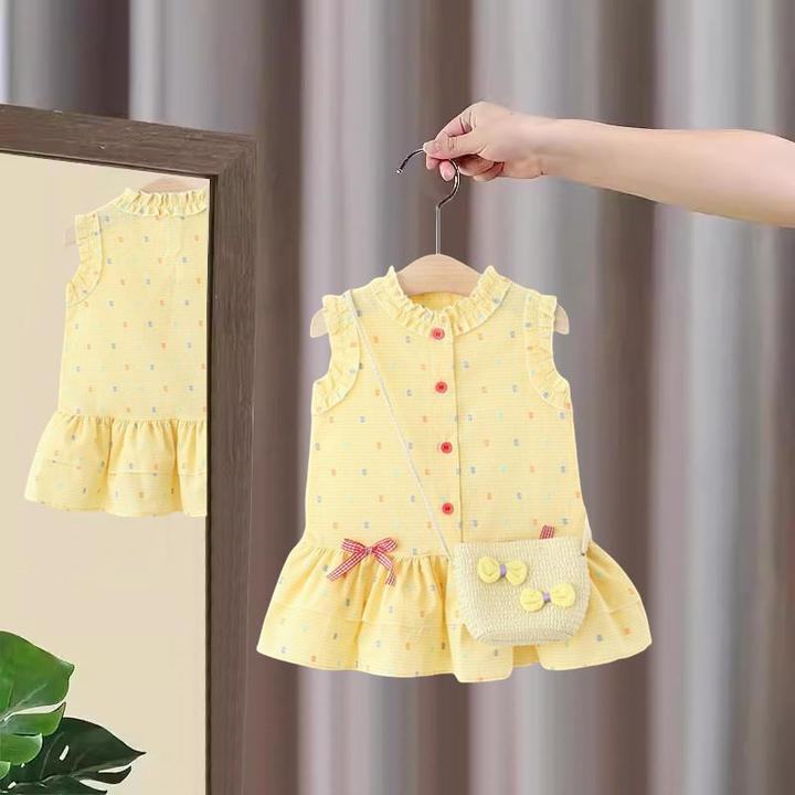 女童连衣裙夏装2025新款洋气宝宝背心裙夏季儿童公主裙小女孩裙子