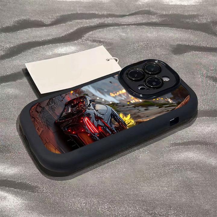 时尚跑车适用iphone16promax苹果1514P手机壳泡芙13p/1211全包