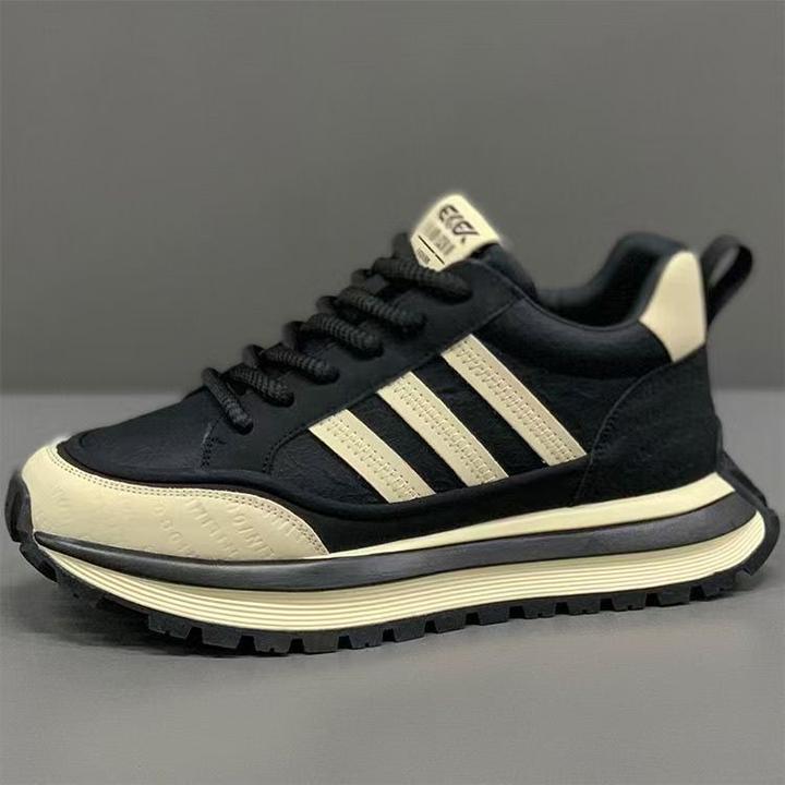 2025新款冬季厚底运动休闲软底舒适阿甘鞋潮网面透气百搭大码男鞋