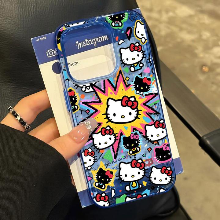 涂鸦彩色KT适用iPhone1716苹果1415PROMAX软13手机壳12防摔11卡通