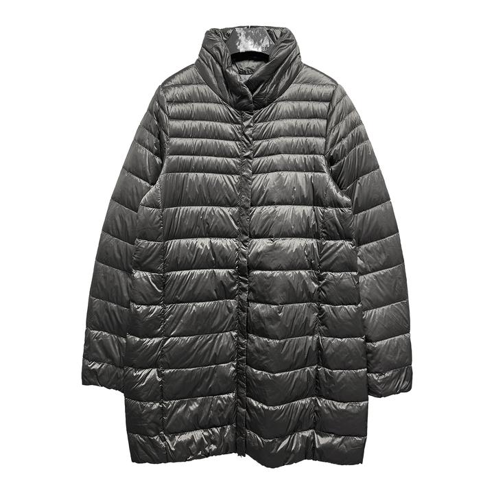 5359#中长款休闲长袖羽绒服
