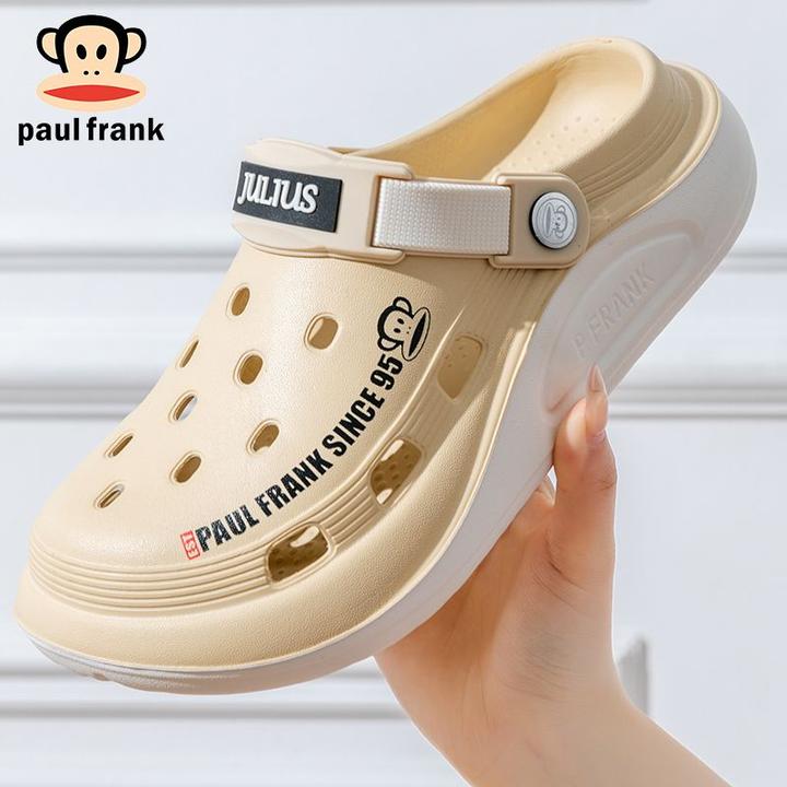 大嘴猴洞洞鞋女款夏季外穿防滑家居2025新款踩屎感户外运动拖鞋男