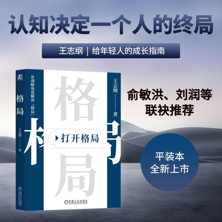 格局 刘润 俞敏洪联袂推荐  王志纲著  机械工业出版社官方正版