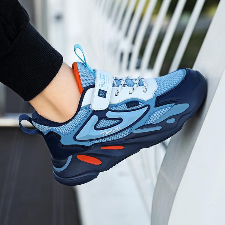 森林世家童鞋男童冬季加绒保暖儿童大棉鞋秋季新款中大童运动鞋子