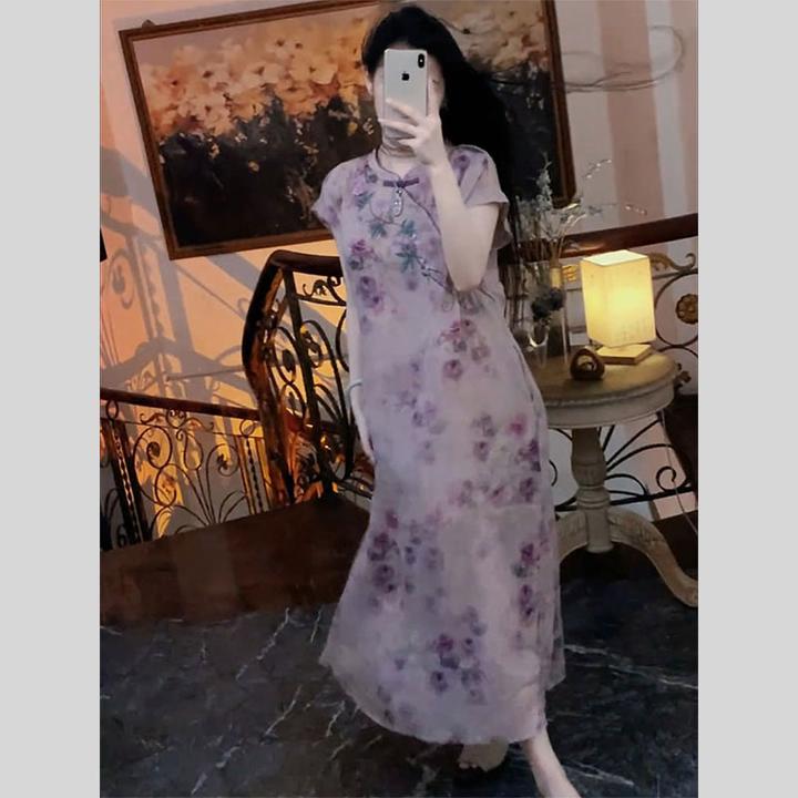 新中式女装国风气质高级感连衣裙女2025夏季新款今年流行爆款裙子