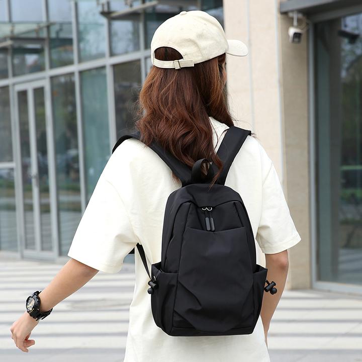 小号双肩包女士双肩包小背包韩版纯色双肩背ins旅游小背包轻便潮