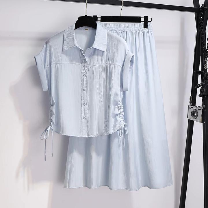 拉夏贝尔套装裙女夏季2025新款今年流行爆款两件套超火夏装一整套