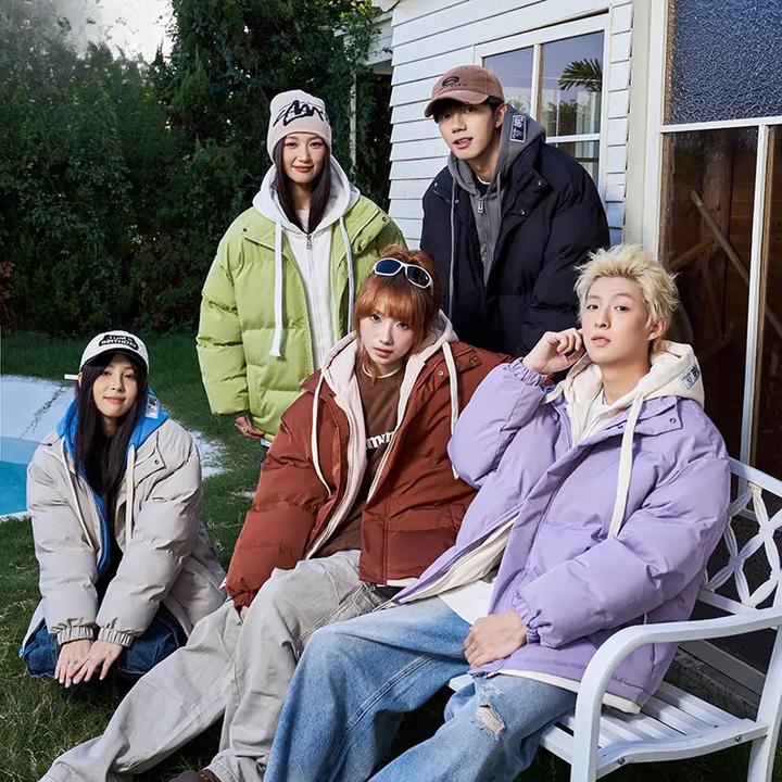 棉服男女同款秋冬季假两件连帽情侣休闲加厚棉衣潮流外套宽松保暖