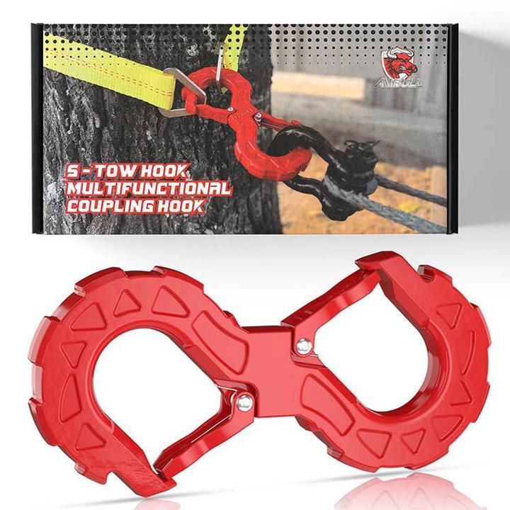 拖车钩快速脱困救援S钩汽车SUV越野吊装绳配套合金钢实用安装方便