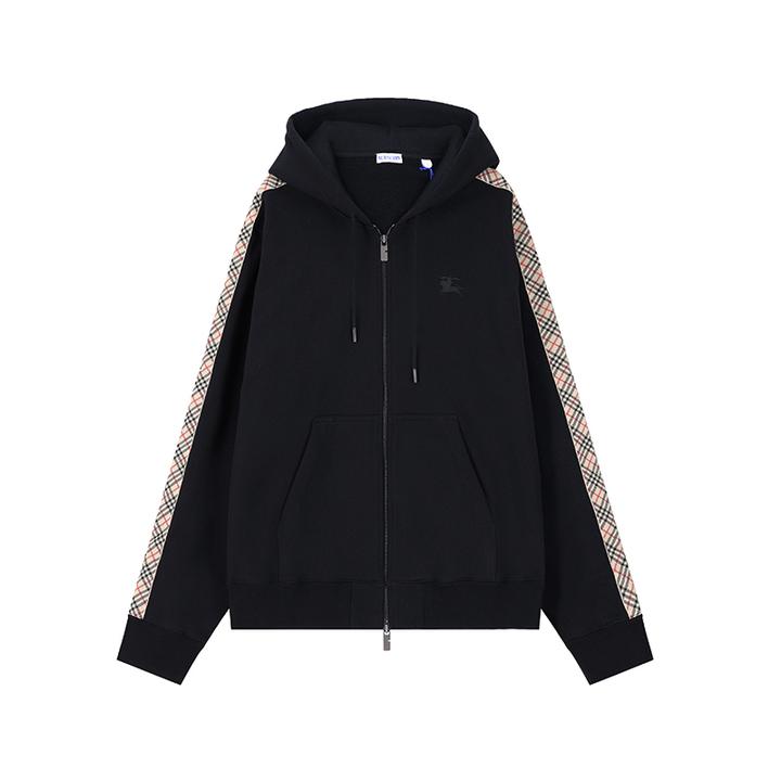 未使用 BURBERRY/博柏利 巴宝莉 男士连帽拉链卫衣外套81107901