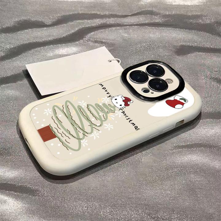 圣诞树KT猫适用iphone17苹果16promax1514手机壳泡芙131211全包软