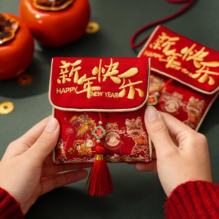 2026年新款儿童红包过年压岁包孩童喜欢创意设计手提斜挎自由切换