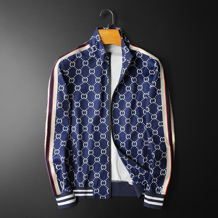 利尼科比利潮牌男装立领开衫卫衣春秋季休闲迷彩夹克男士外套大码