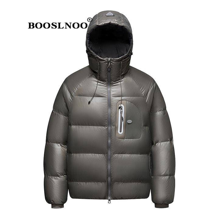 BOOSLNOO品牌正品男女款冬季保暖羽绒服外套轻量化户外鸭绒羽绒衣