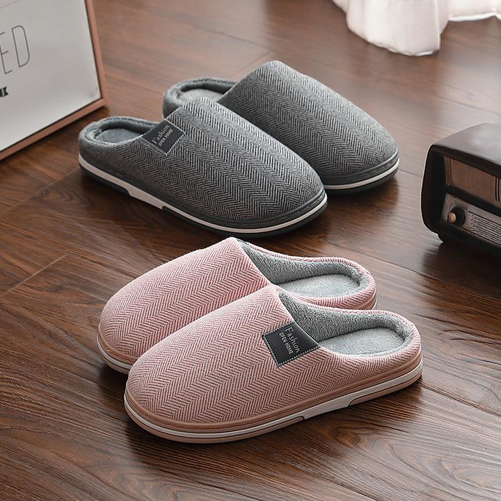 棉拖鞋女士秋冬季2025新款居家室内防滑保暖加绒软底情侣拖鞋男式