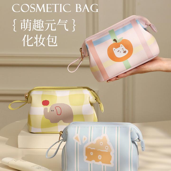 化妆包女2025新款便携式分区收纳外出小型化妆品包内收纳小包可爱