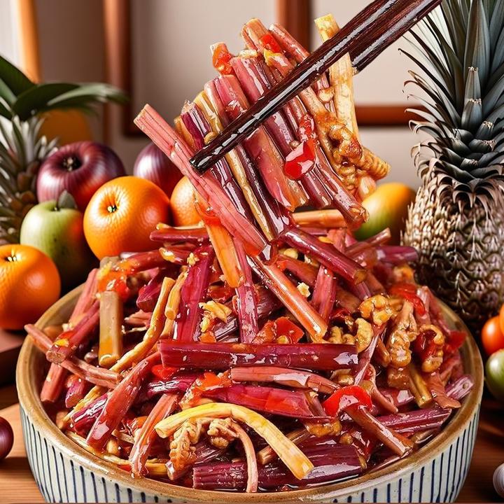 香辣蕨菜湖南下饭菜罐装咸菜爽口滑嫩辣味蕨菜麻辣脆嫩腌制菜泡菜